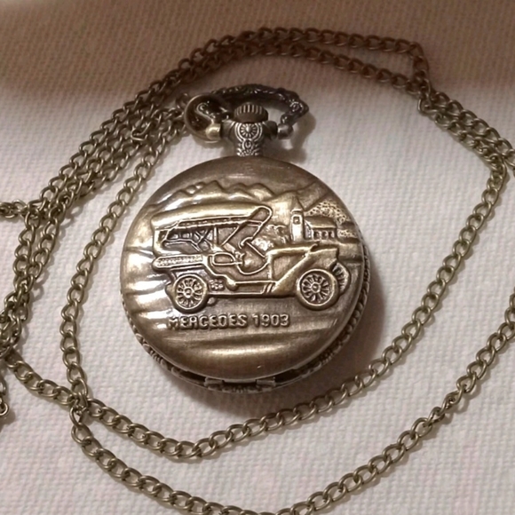 New 1903 Mercedes-Simplex 60 HP quartz Pocket Watch - Picture 2 of 10